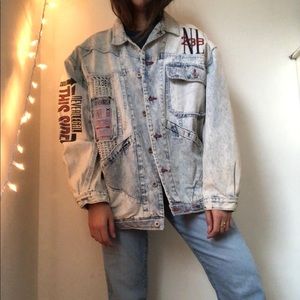 Vintage80’s Unisex ( Men’s medium) Jean Jacket